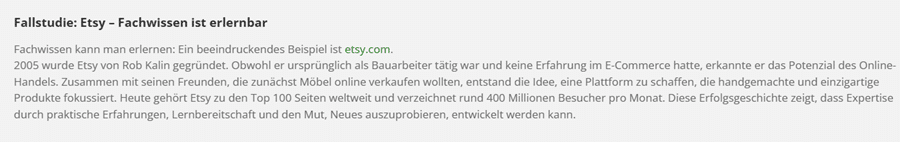 Fach‑Studien richtig verlinken